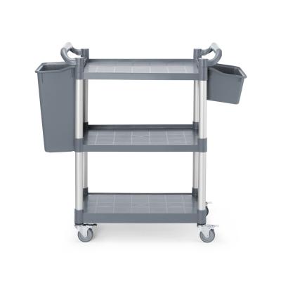 Vozík servírovací se 3 policemi z polypropylenu, malý, AmerBox, 800x420x(H)945mm | 810200